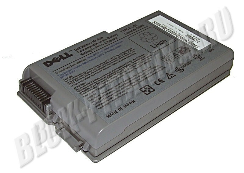 Аккумулятор C1295 для ноутбука Dell Inspiron 500m, 600m, Latitude D500, D510, D600, D610